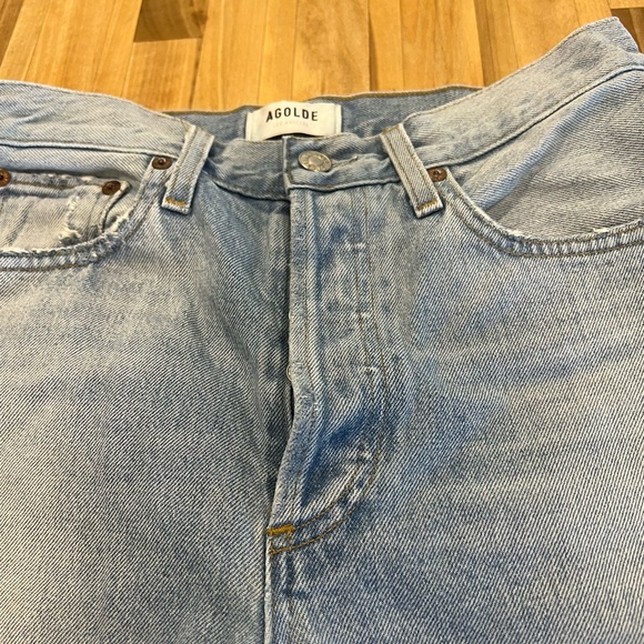 AGOLDE Riley High Rise Straight Crop Jean - Picture 3 of 5